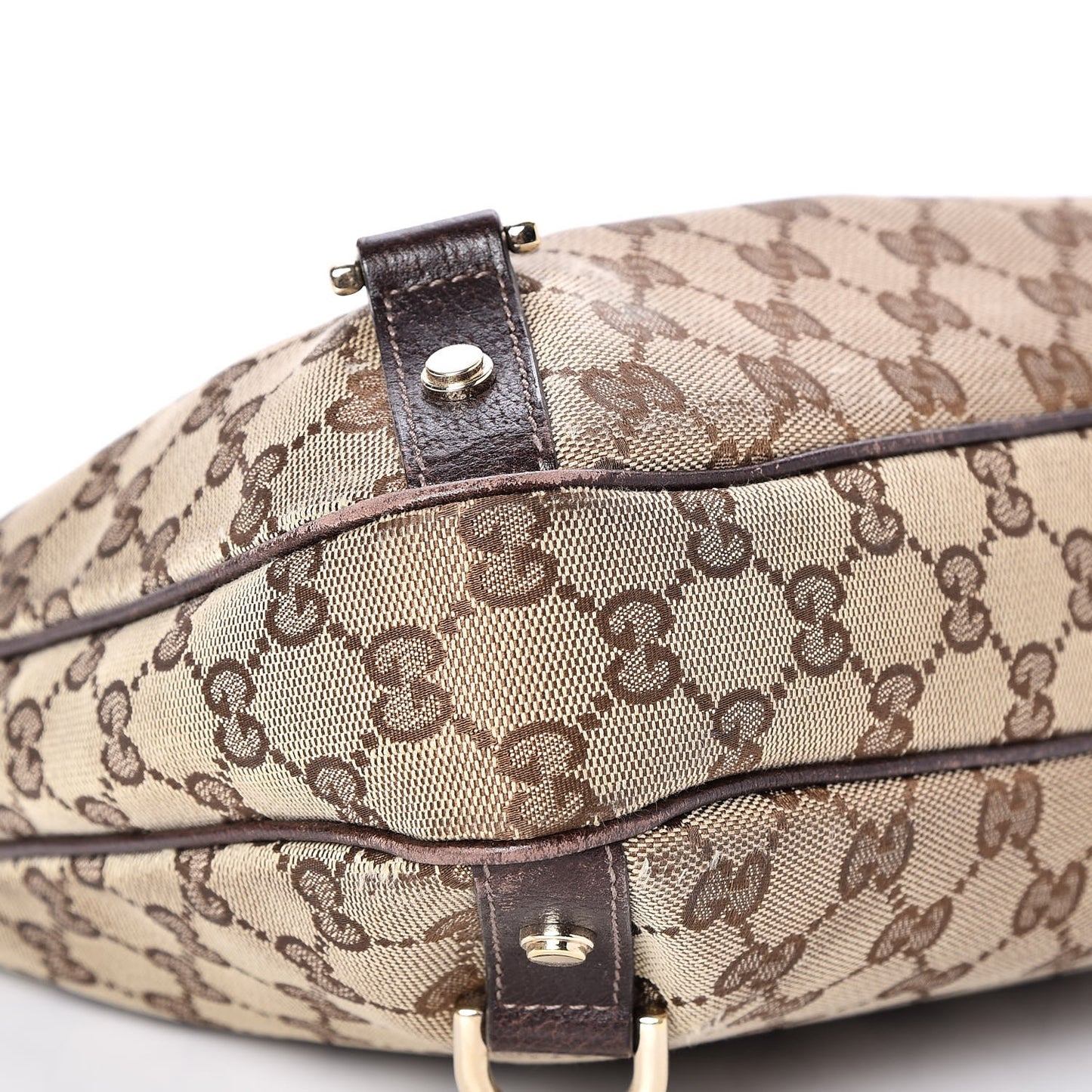 Monogram Medium Abbey D Ring Hobo Brown