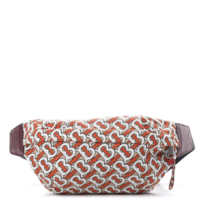 Burberry Nylon Monogram TB Sonny Bum Bag Vermillion 1 of 9