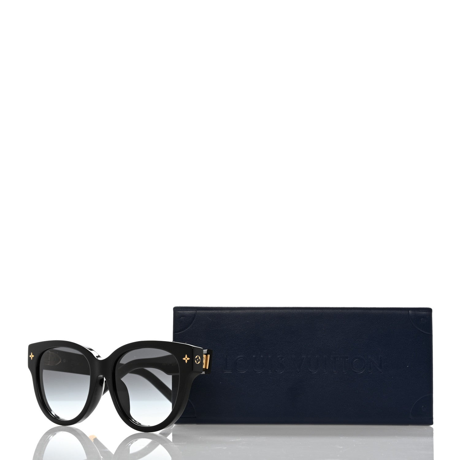 Louis Vuitton Acetate My Monogram Square Sunglasses Z1526E Black 7 of 7