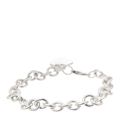 Tiffany Sterling Silver Heart Tag Charm Bracelet 3 of 4