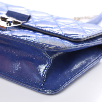 Christian Dior Metallic Calfskin Cannage Miss Dior Promenade Pouch Blue 10 of 10