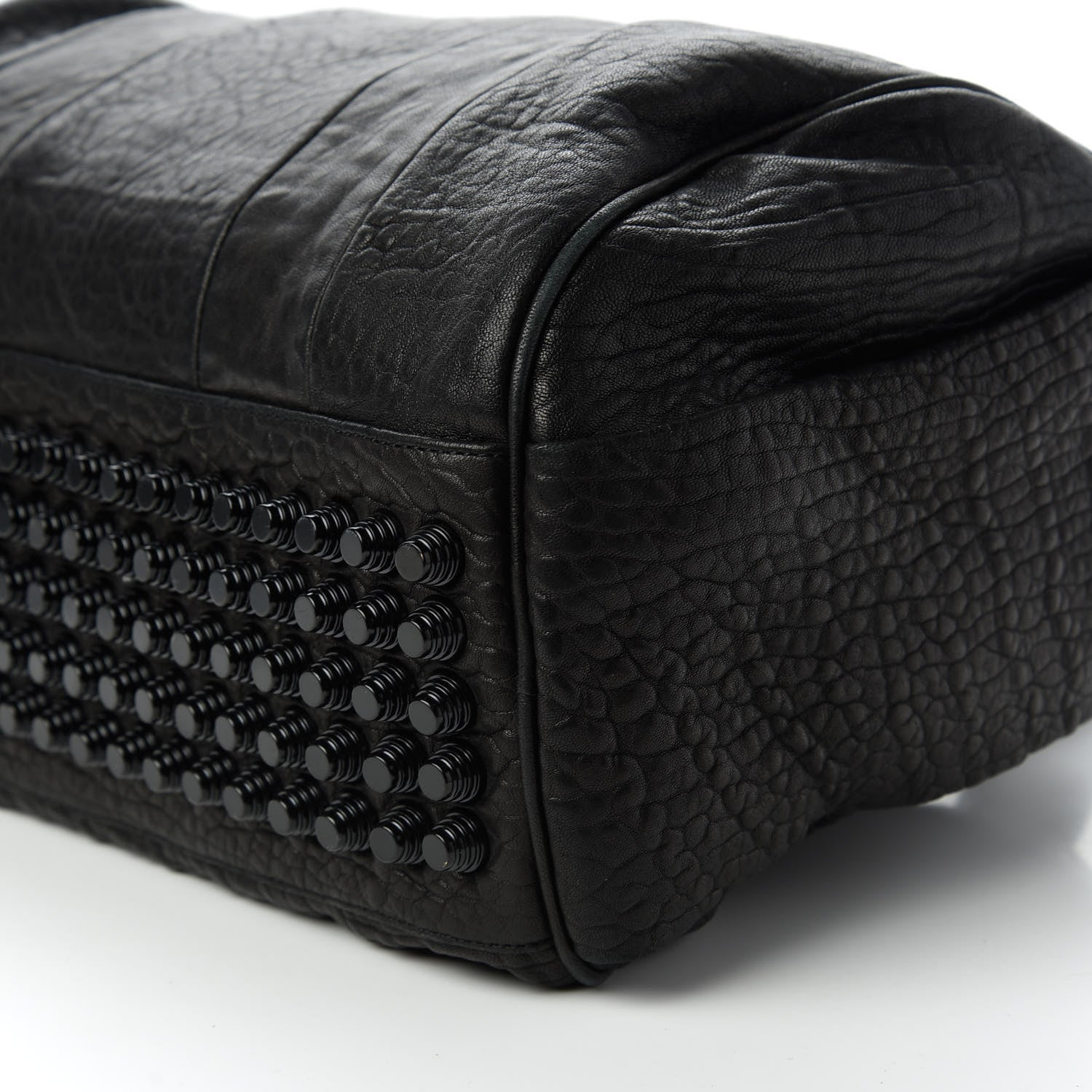Alexander Wang Pebbled Lambskin Rocco Black Matte Black Hardware 7 of 9