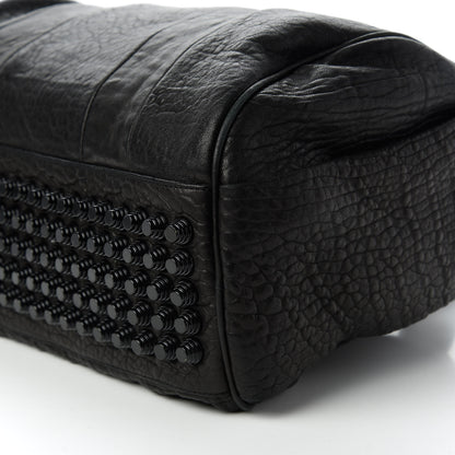 Alexander Wang Pebbled Lambskin Rocco Black Matte Black Hardware 7 of 9