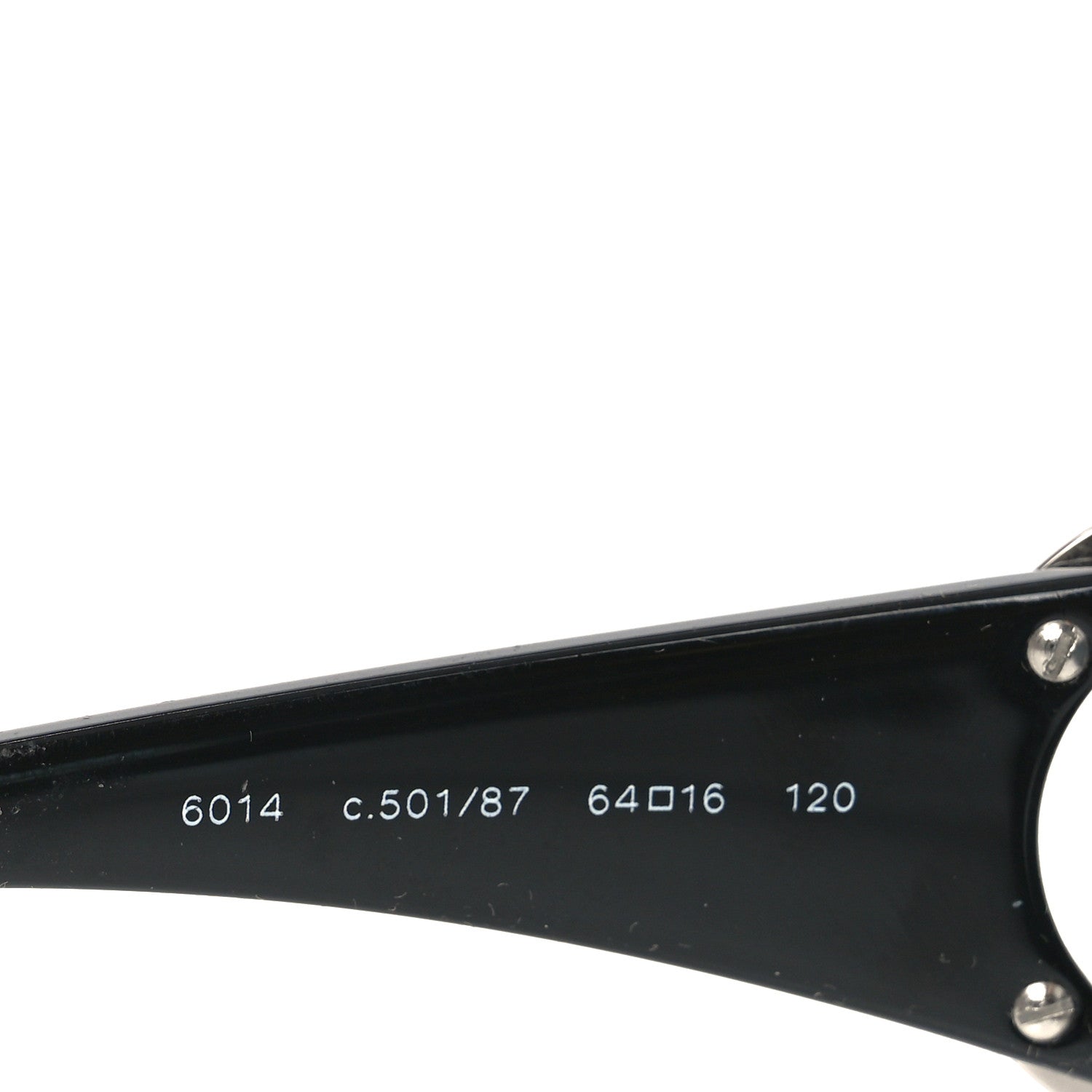 Chanel Acetate CC Sunglasses 6014 Black 6 of 7