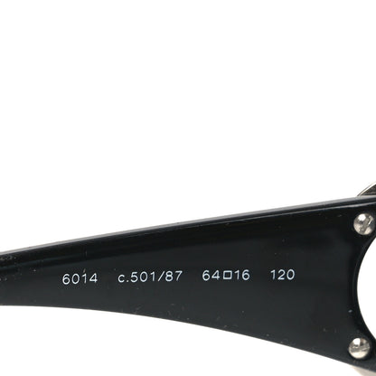 Chanel Acetate CC Sunglasses 6014 Black 6 of 7