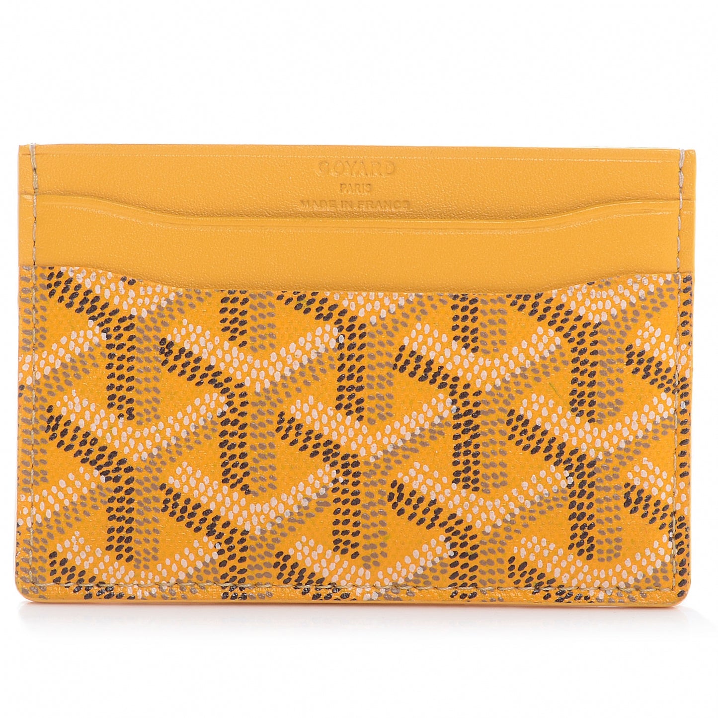 Goyardine Saint Sulpice Card Holder Yellow