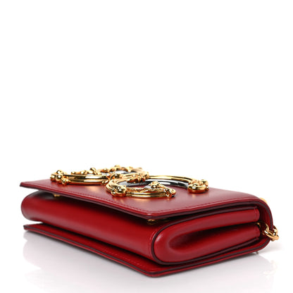 Dolce & Gabbana DOLCE & GABBANA Calfskin DG Girls Phone Shoulder Bag Red 8 of 8