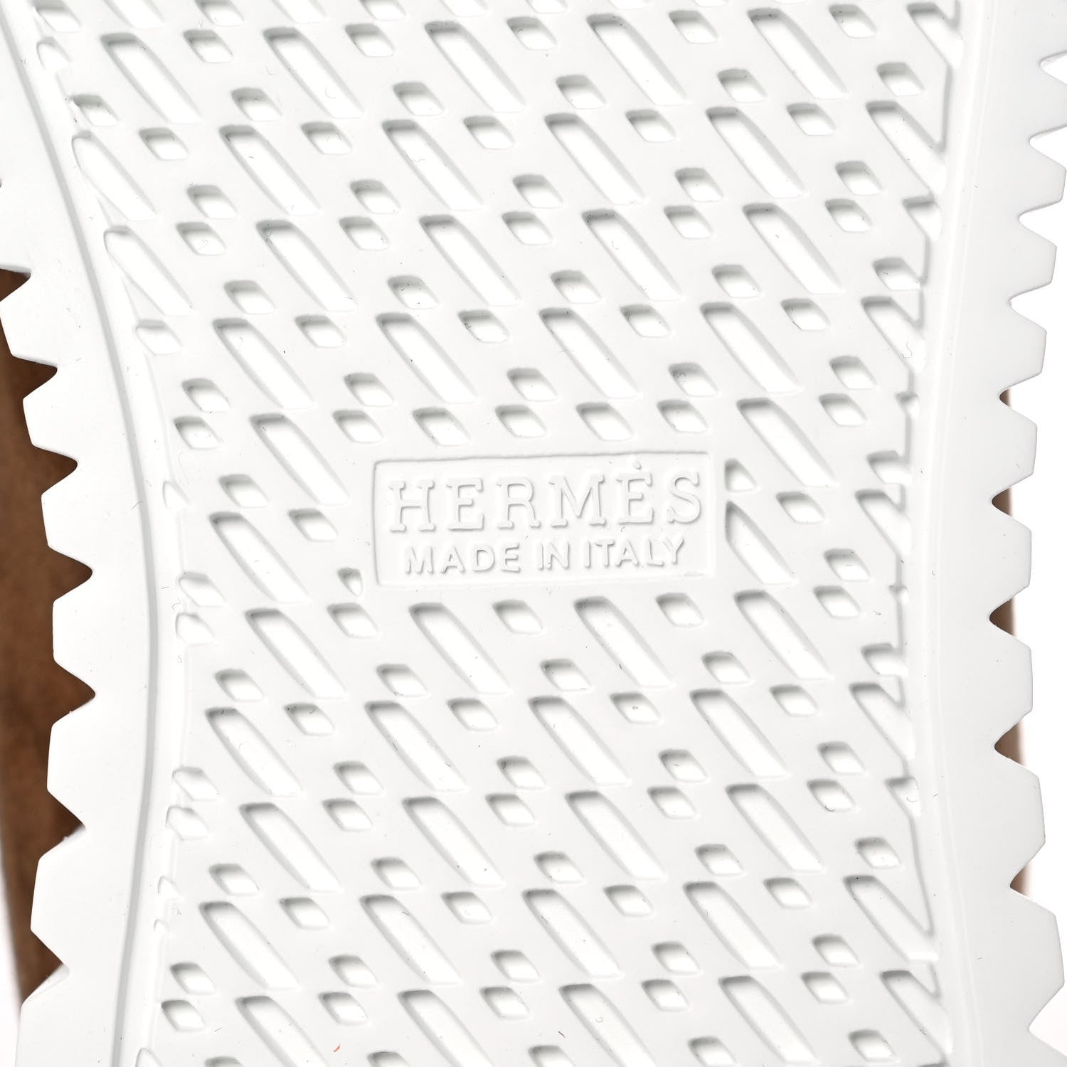 Hermes Woolskin Calfskin Womens Climb Sneakers 37 Brun Fume 6 of 7