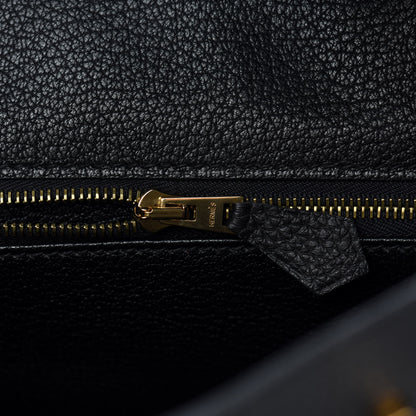 Hermes Togo Birkin 25 Black 18 of 36