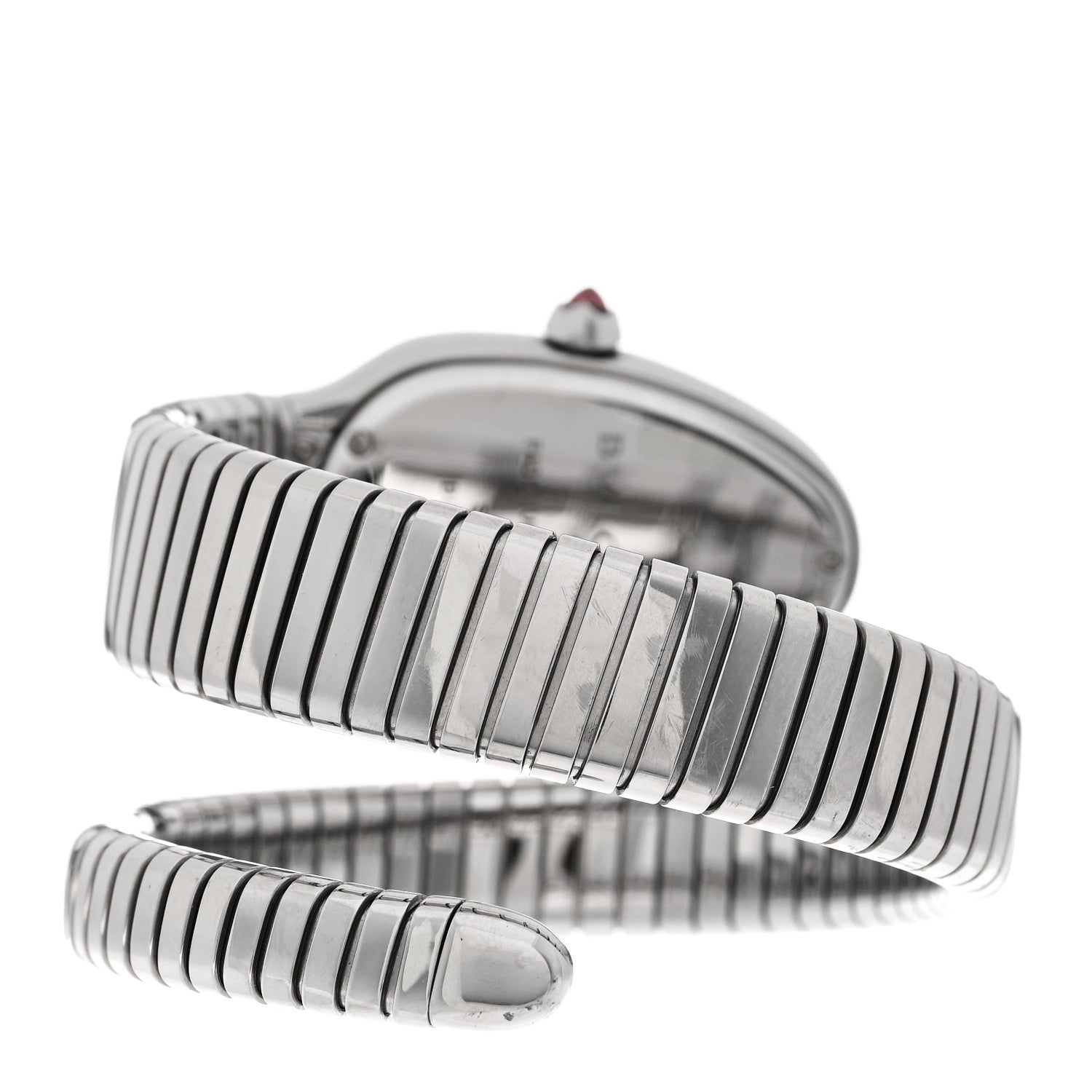 Bulgari Stainless Steel 35mm Serpenti Tubogas Quartz Watch Black 3 of 5