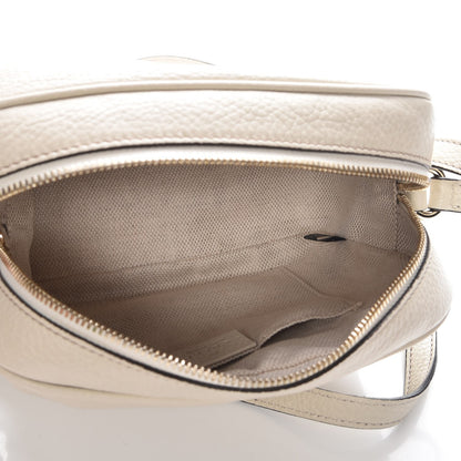 Gucci Pebbled Calfskin Small Soho Disco Bag Off White 5 of 7