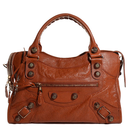 Balenciaga Agneau Giant 21 Rose Gold Hardware City Orange Brulee 1 of 12