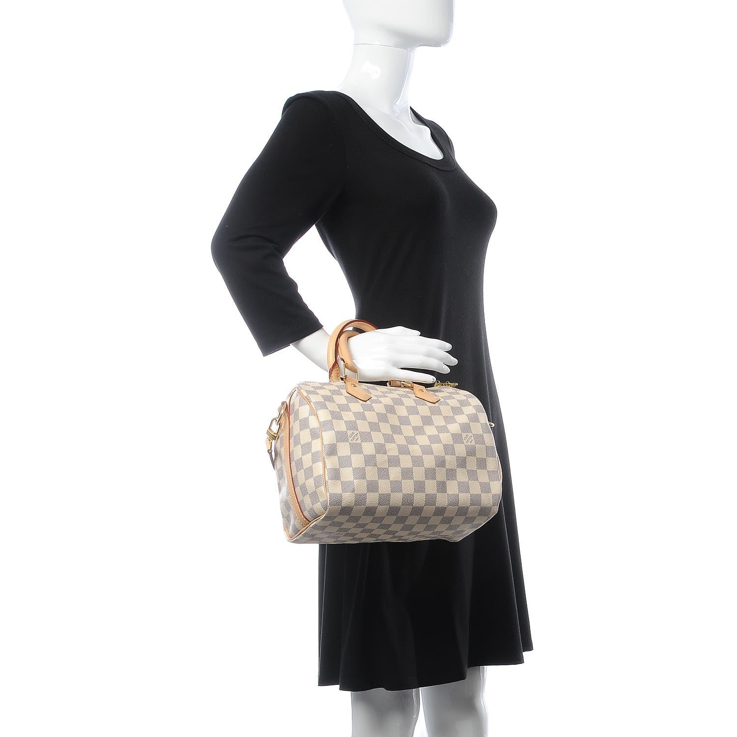 Louis Vuitton Damier Azur Speedy Bandouliere 25 3 of 9