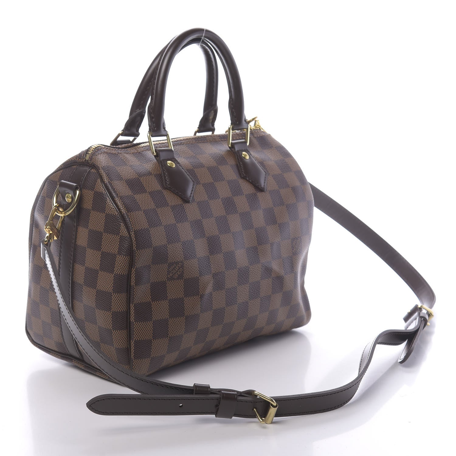 Louis Vuitton Damier Ebene Speedy Bandouliere 25 3 of 13