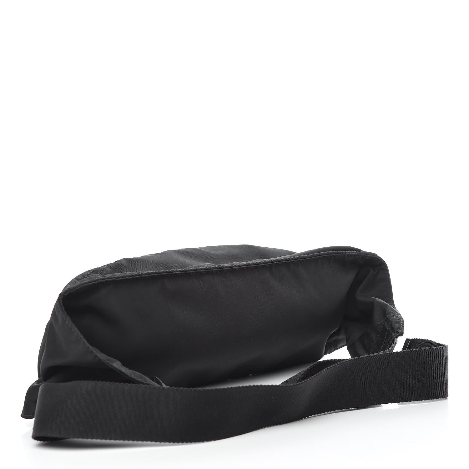 Prada Tessuto Nylon Saffiano Belt Bag Black 3 of 12