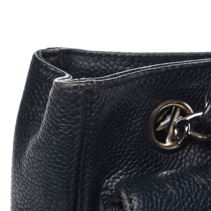 Chanel Caviar Flap Shoulder Bag Navy 11 of 11