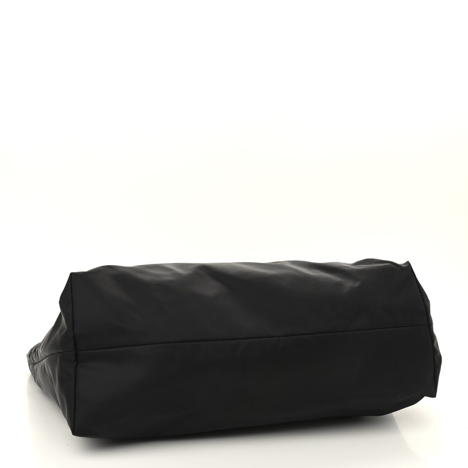 Prada Tessuto Nylon Saffiano Shopping Tote Black 4 of 9