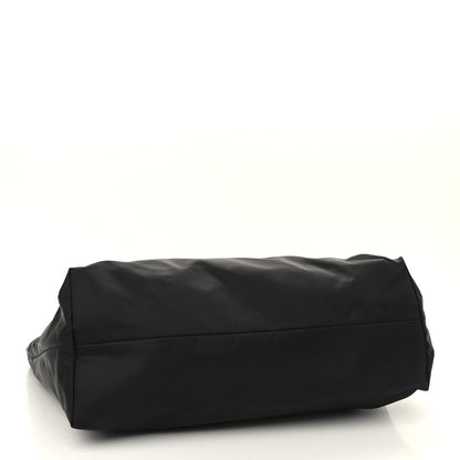 Prada Tessuto Nylon Saffiano Shopping Tote Black 4 of 9