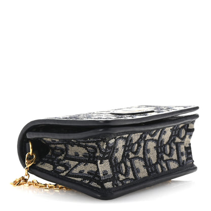 Christian Dior Oblique Nano 30 Montaigne Pouch  Blue 4 of 11