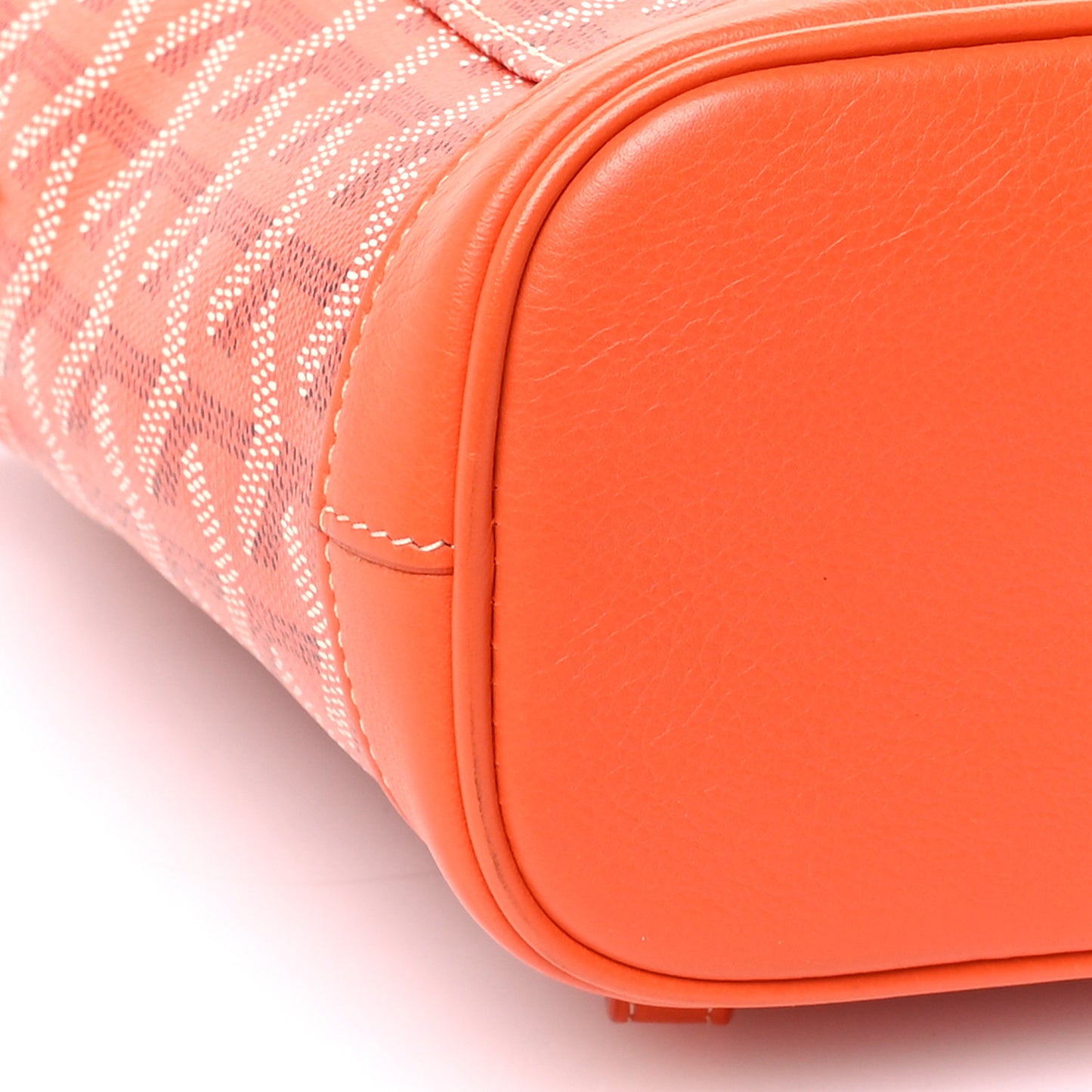 Goyardine Calfskin Mini Alpin Backpack Orange