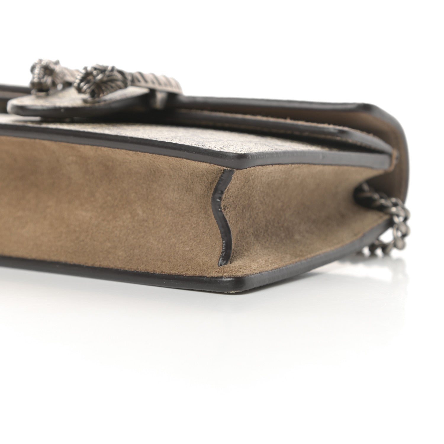 Gucci GG Supreme Monogram Super Mini Dionysus Shoulder Bag Taupe 9 of 11