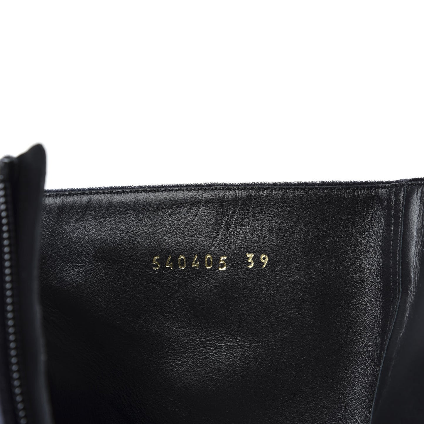 Smooth Velvet Ankle Boots 39 Black