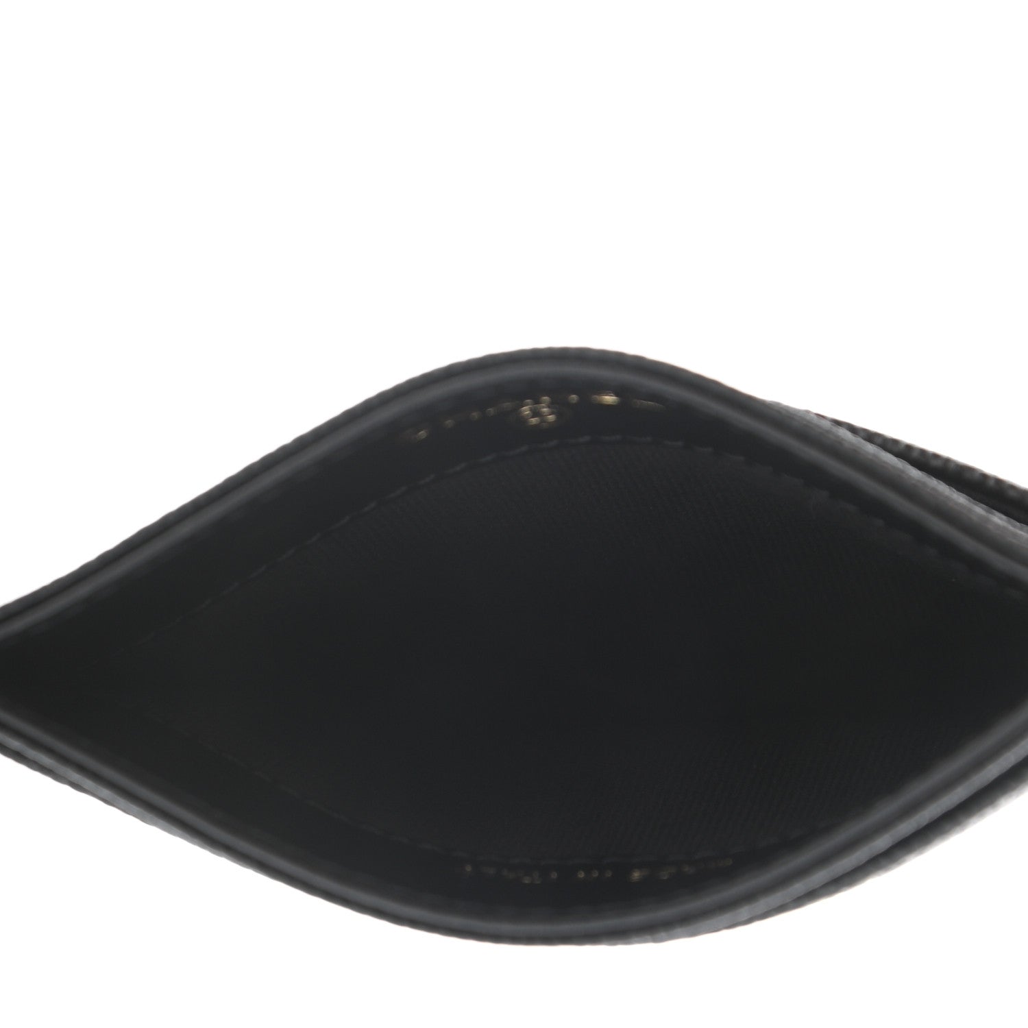 Chanel Caviar Camellia Embossed Card Holder Black 5 of 9