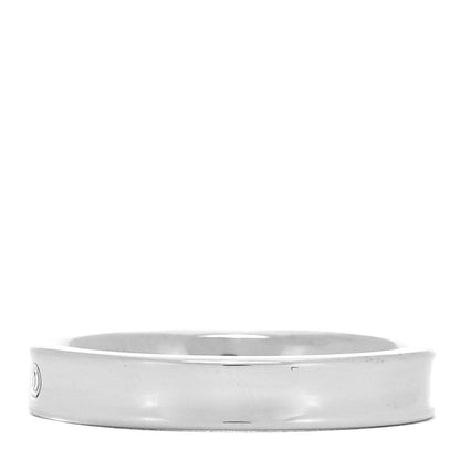 Tiffany Sterling Silver Narrow 1837 Band Ring 57 8 3 of 5