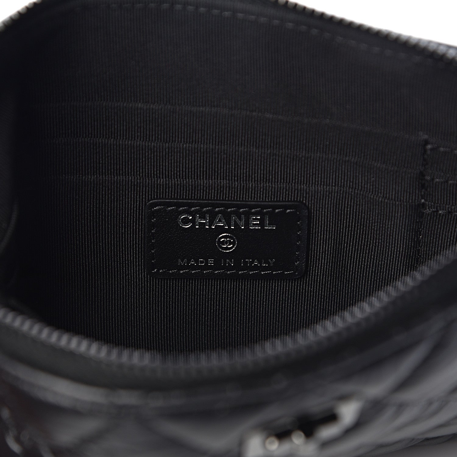 Chanel Aged Calfskin Quilted Medium Reissue Cosmetic Case So Black 6 of 9