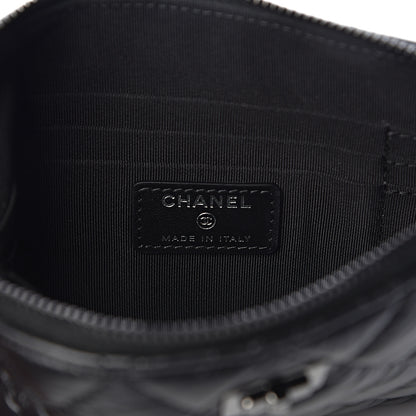 Chanel Aged Calfskin Quilted Medium Reissue Cosmetic Case So Black 6 of 9