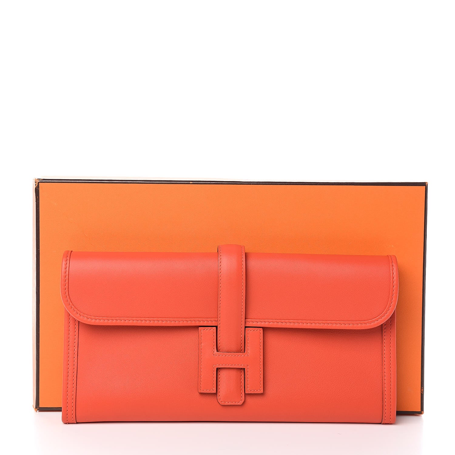 Hermes Swift Jige Elan 29 Clutch Capucine 8 of 8