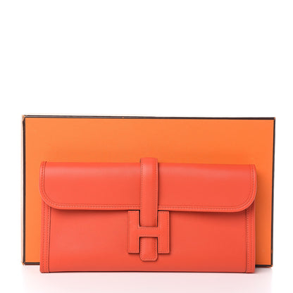 Hermes Swift Jige Elan 29 Clutch Capucine 8 of 8