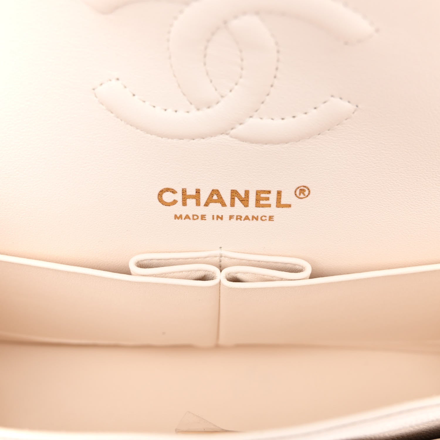 Chanel Caviar Quilted Small Double Flap White 6 of 11