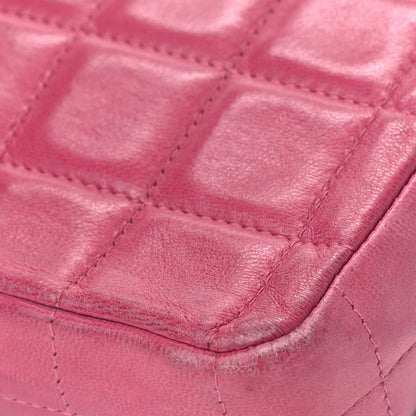 Chanel Lambskin East West Chocolate Bar Flap Pink 7 of 13