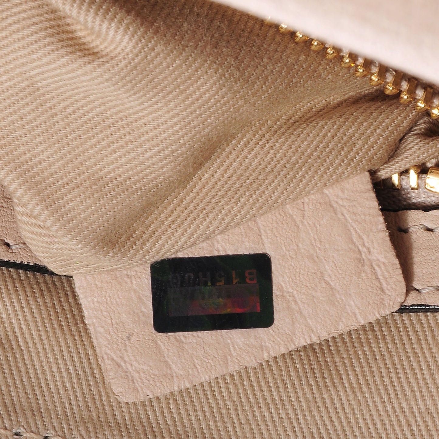 Grained Calfskin Sally Flap Bag Beige