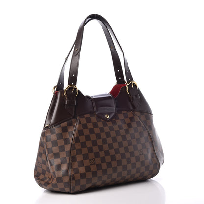 Louis Vuitton Damier Ebene Sistina GM 2 of 17