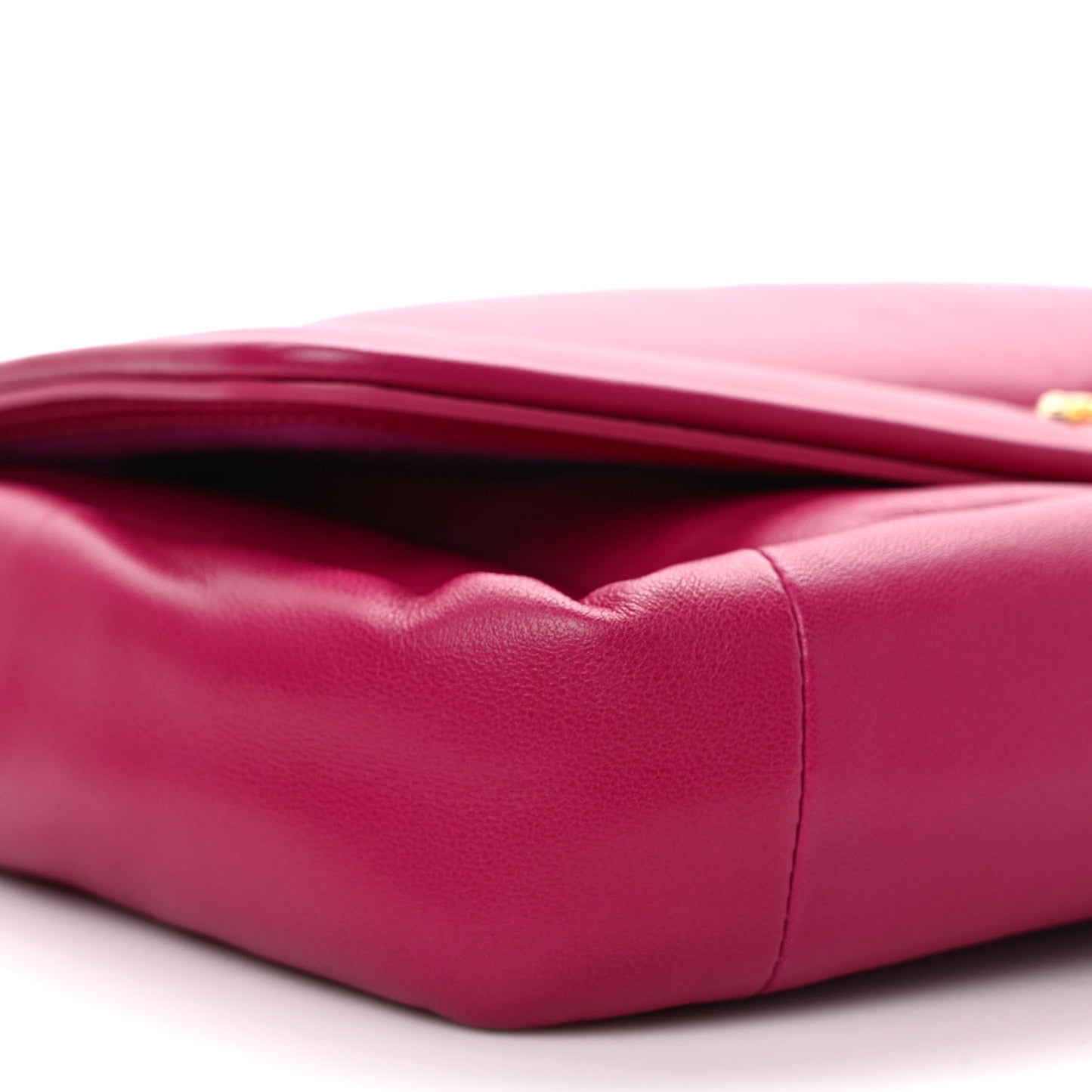 Lambskin Medium Simply Flap Pink