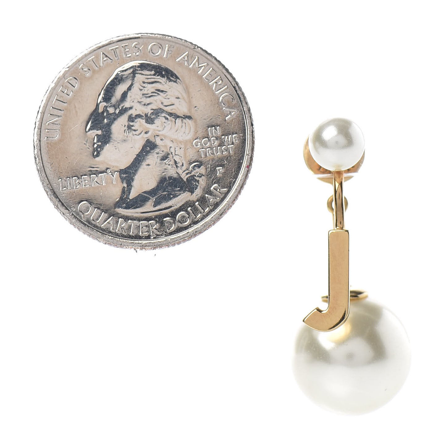 Pearl My ABCDior J Tribale Earring Gold