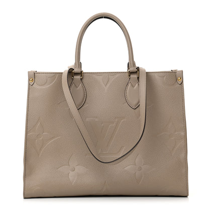 Louis Vuitton Empreinte Monogram Giant Onthego MM Tourterelle 1 of 15