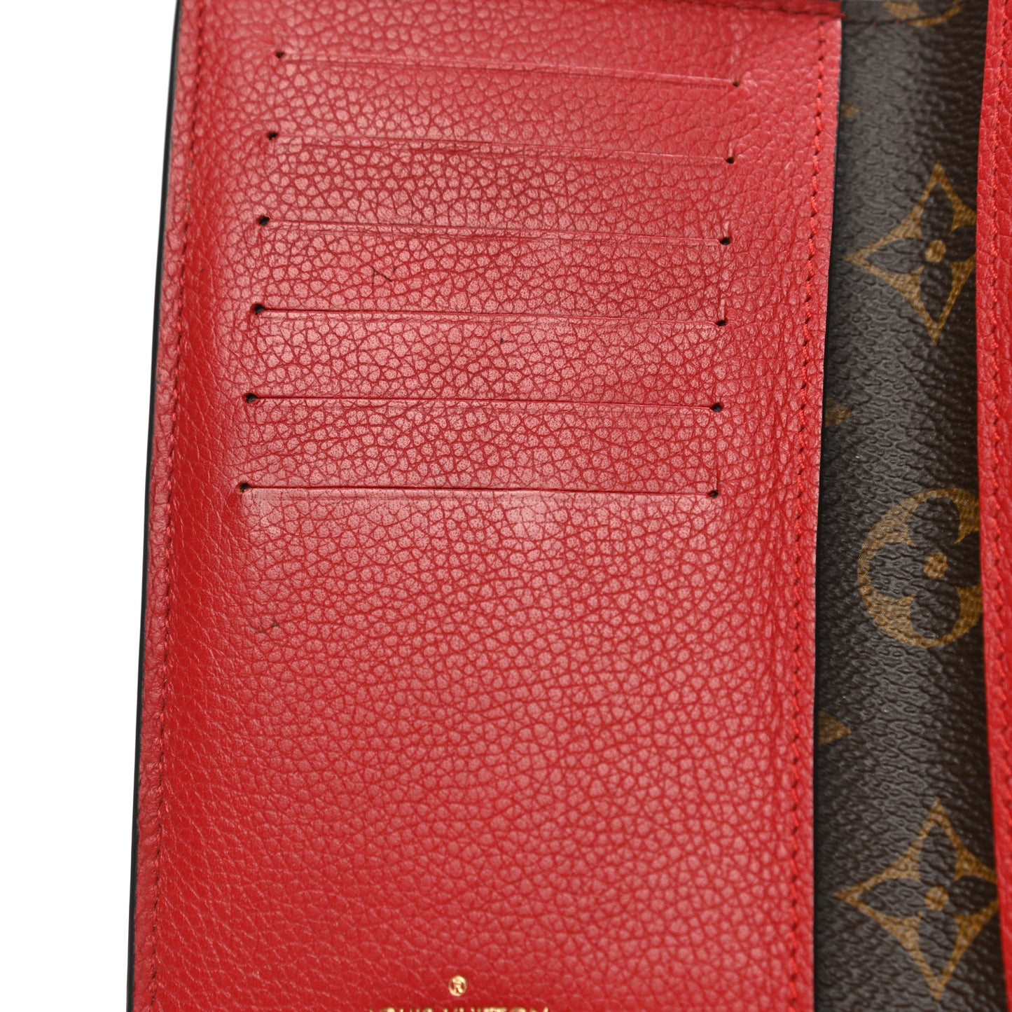 Monogram Pallas Compact Wallet Cherry
