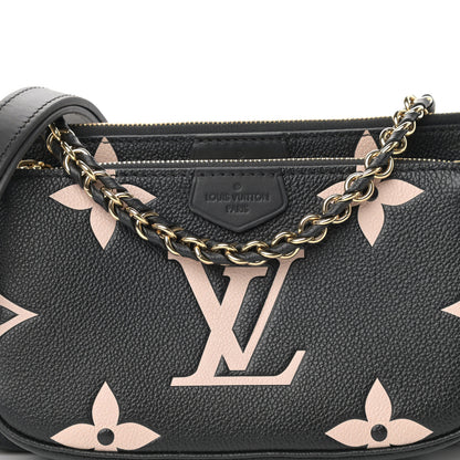 Louis Vuitton Empreinte Monogram Giant Multi Pochette Accessories Black Beige 8 of 11