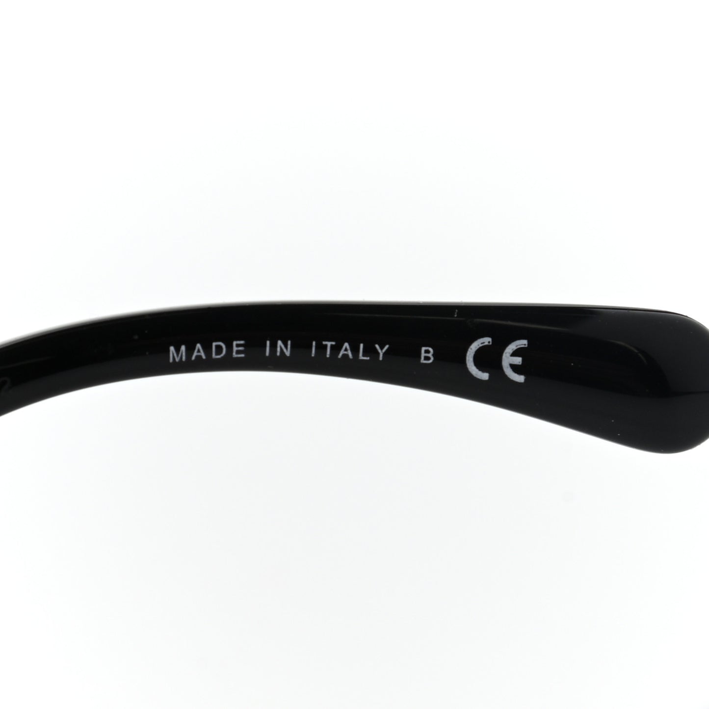 Acetate Strass Square Sunglasses 5422-B-A Black White