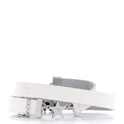 Christian Dior Calfskin Star Dior Double Bracelet White 3 of 5