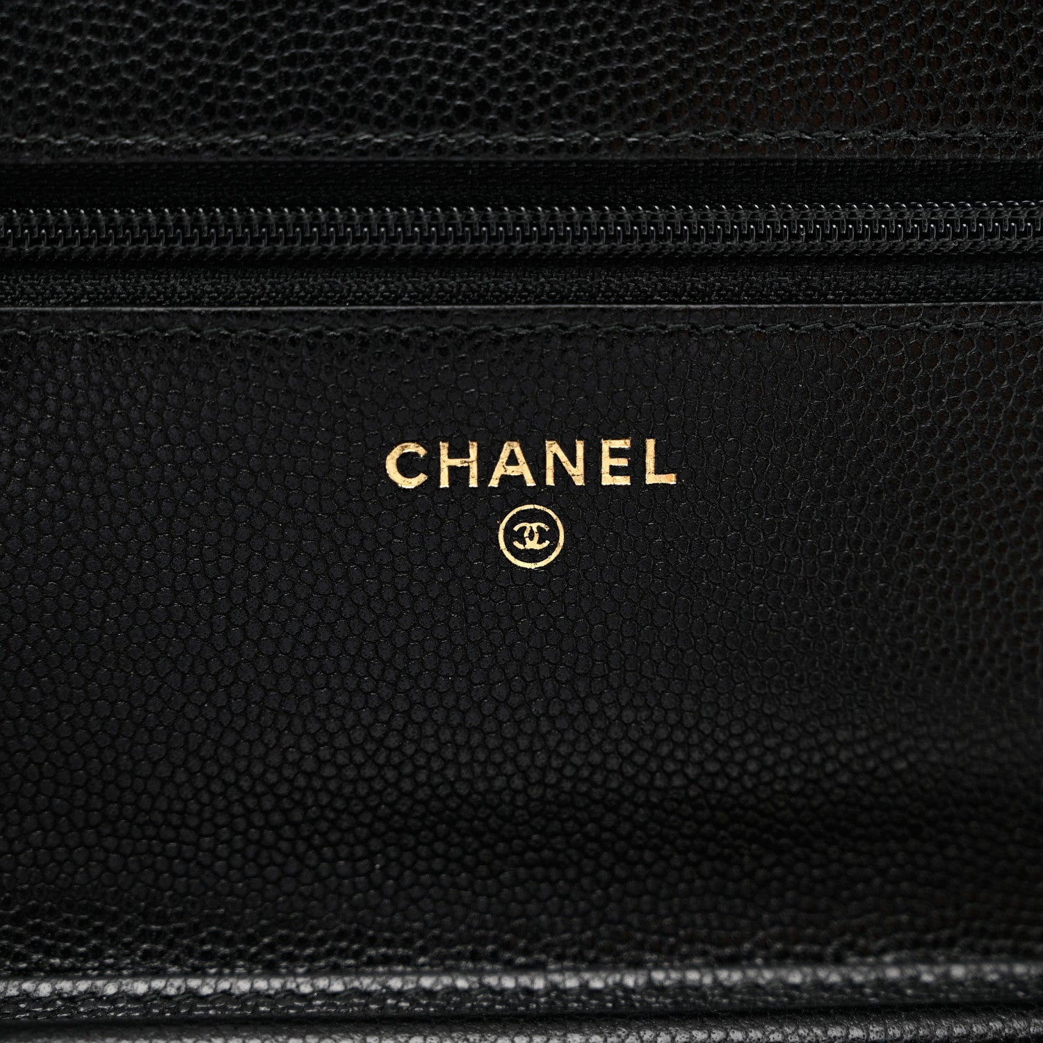 Chanel Caviar Quilted Golden Class Wallet On Chain WOC Black 6 of 9