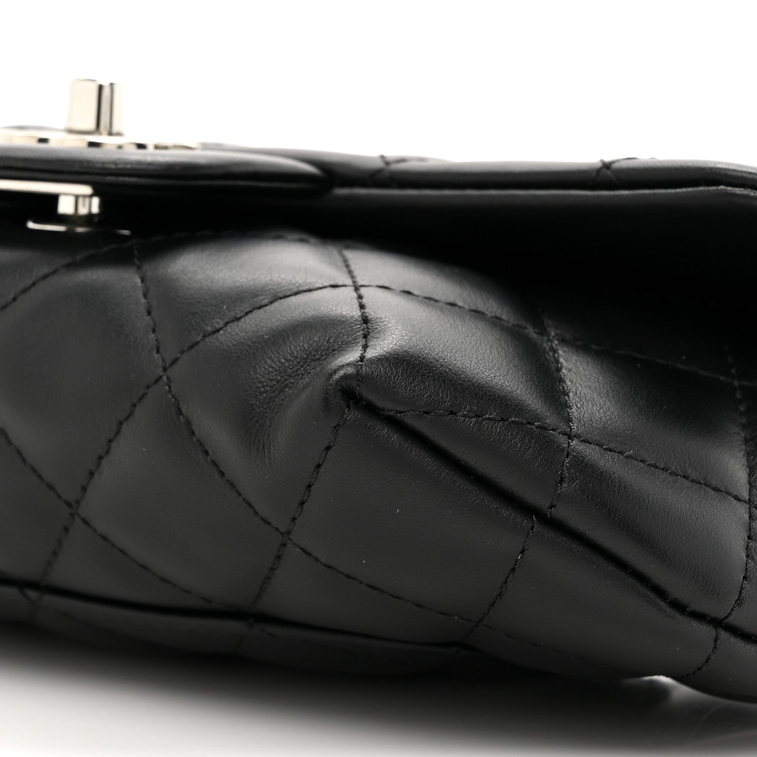 Chanel Calfskin Quilted CC Uniform Flap Belt Bag Black 9 of 10
