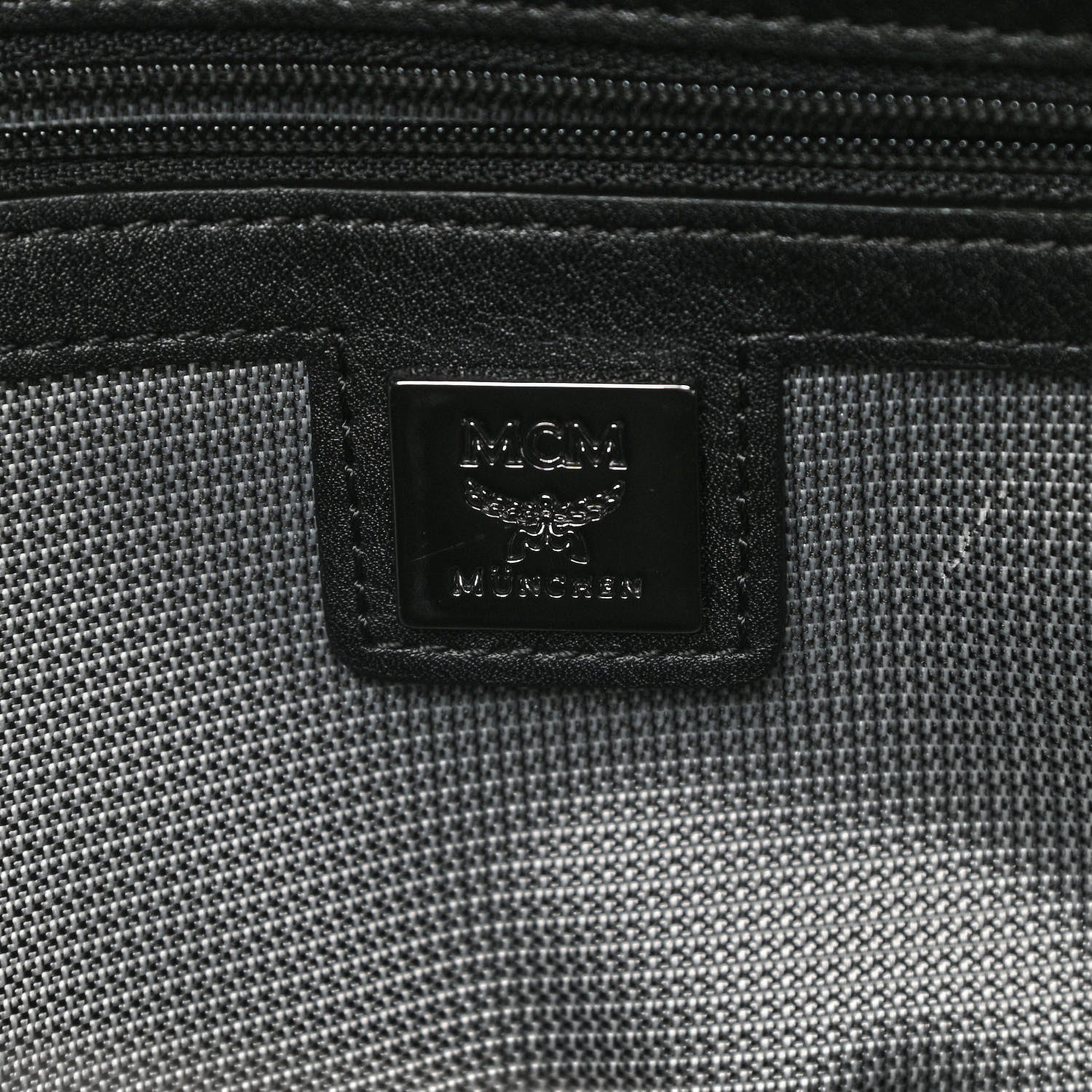 MCM Visetos Medium Side Studs Stark Backpack Black 6 of 10