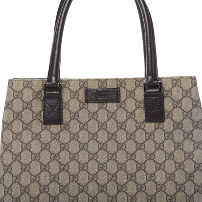 Gucci GG Plus Monogram Small Vertical Tote Dark Brown 8 of 10