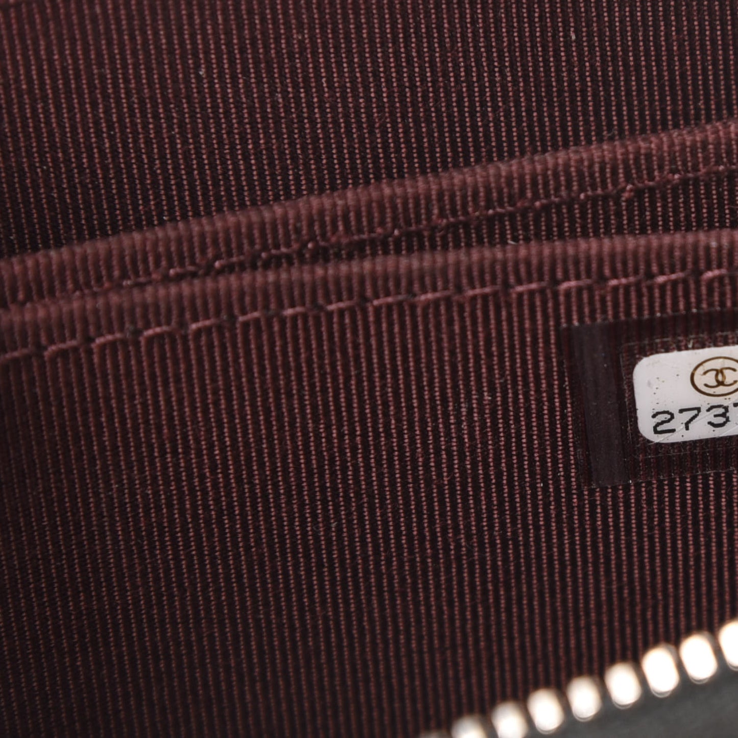 Caviar Quilted Zip Coin Purse Black