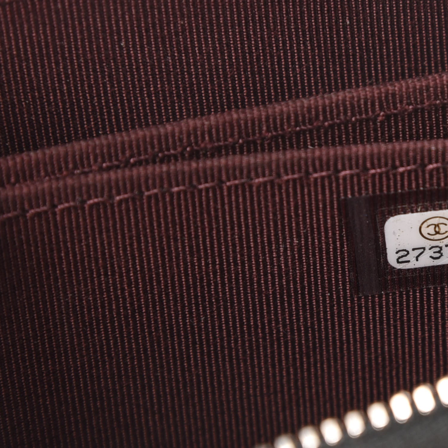 Chanel Caviar Quilted Zip Coin Purse Black 9 of 10