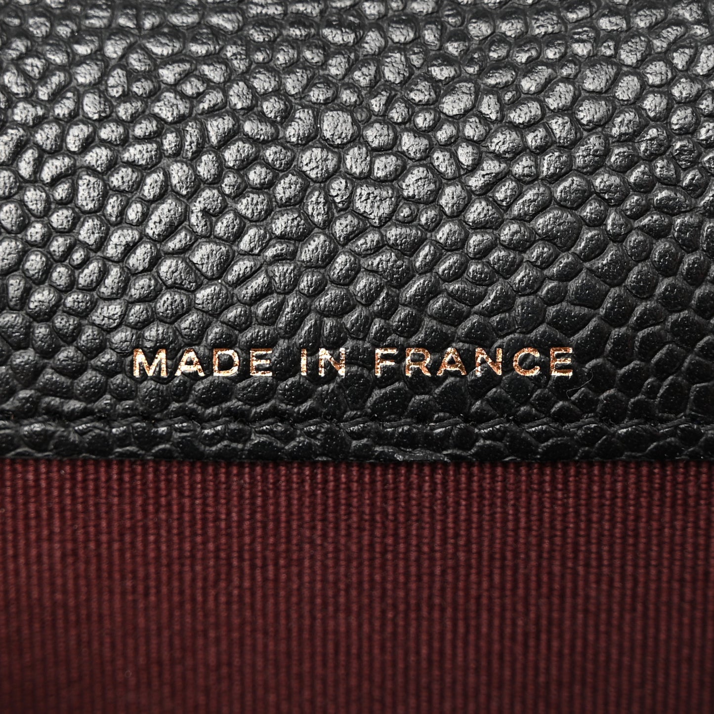 Caviar Quilted Flap Card Holder Wallet Black